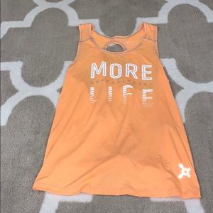 Tie Back Orangetheory Fitness More Life Tank Top